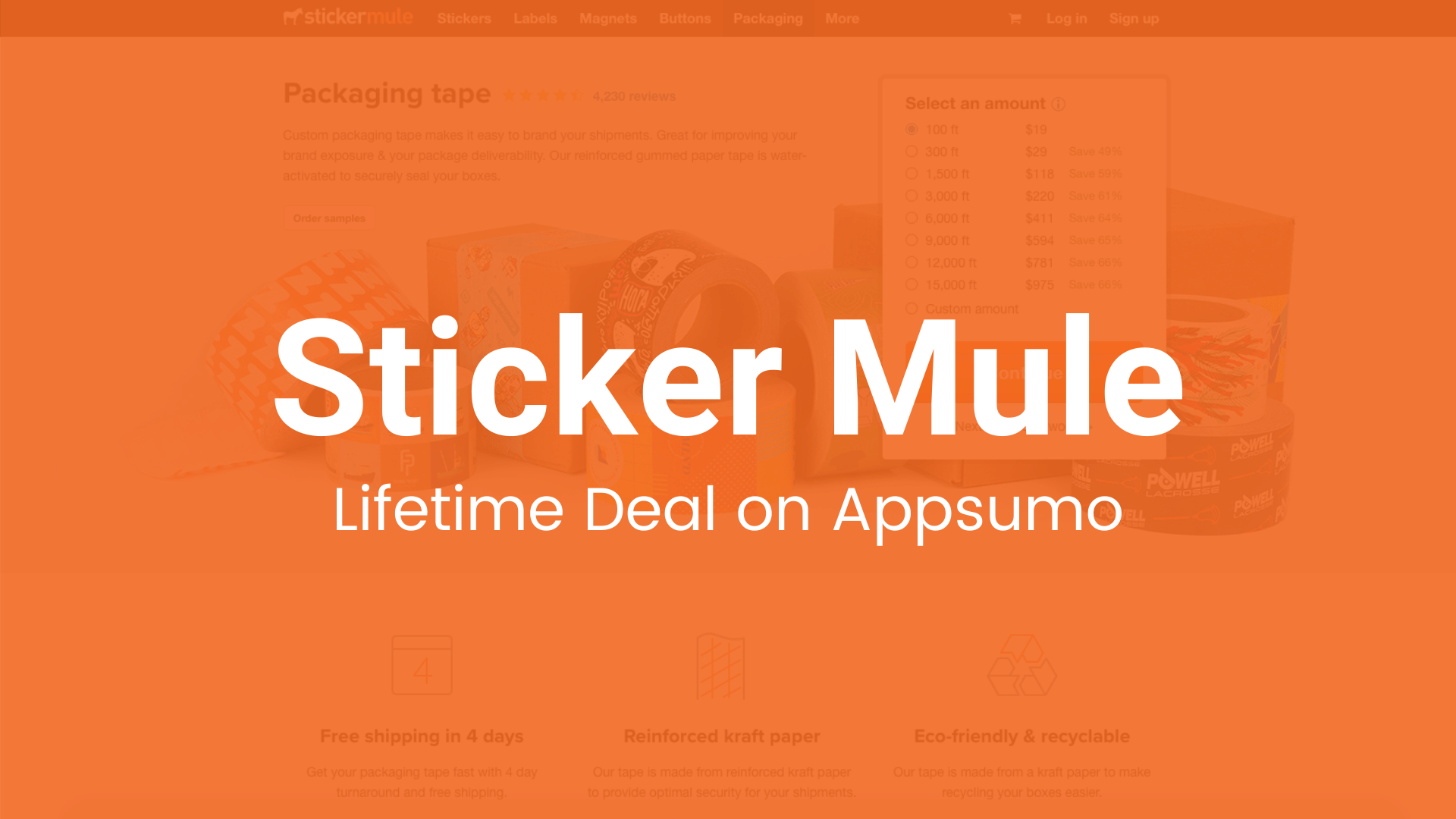 Stickermule: Designing Unique Packaging Tape | kenmoo.me
